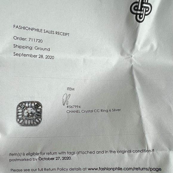 ❤️Gorgeous CHANEL authentic crystal ring! - Picture 8 of 10